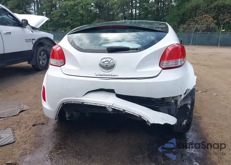 2017 Hyundai Veloster из США, поврежденный, VIN KMHTC6AD2HU306769